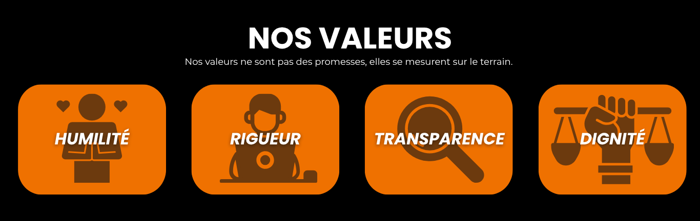 Section NOS VALEURS